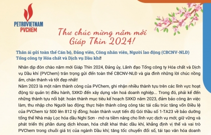 Thư chúc mừng năm mới Giáp Thìn 2024